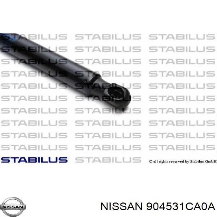 Амортизатор задней двери Nissan/Infiniti 904531CA0A цена, от 13.27 USD