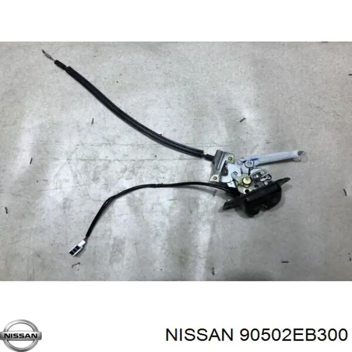 90502EB300 NISSAN Cerradura de maletero original y equivalente