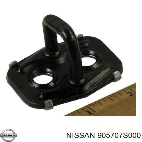 905707S000 Nissan gozno de garra (parte complementar de fecho da porta traseira (de bagageiro, 3ª/5ª))