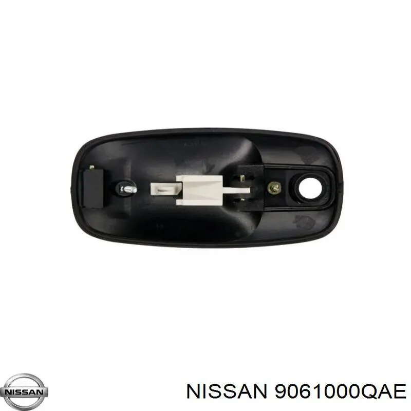 9061000QAE Nissan maçaneta direita externa da porta traseira (batente)