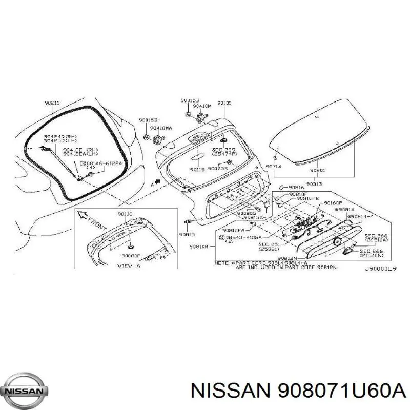 908071U60A Nissan 