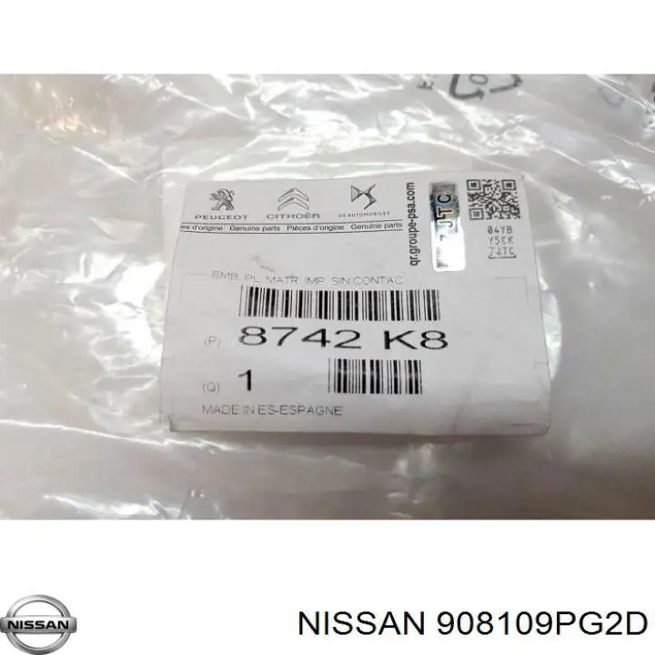  Nissan/Infiniti 908109PG2D цена, от 76.24 USD