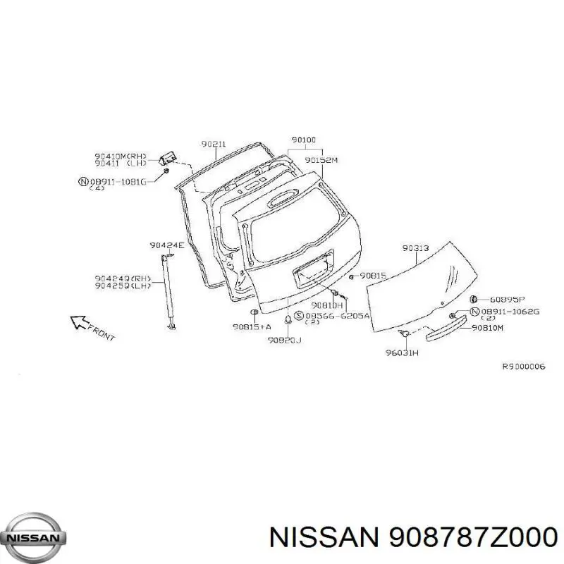  908787Z000 Nissan