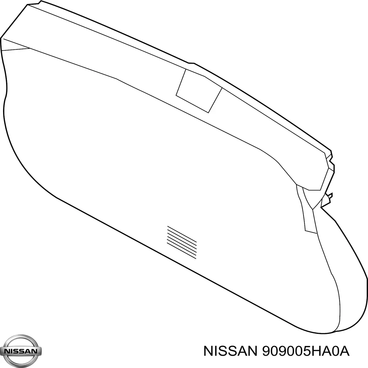 Обшивка-облицовка крышки багажника Nissan/Infiniti 909005HA0A цена, от 35.82 USD