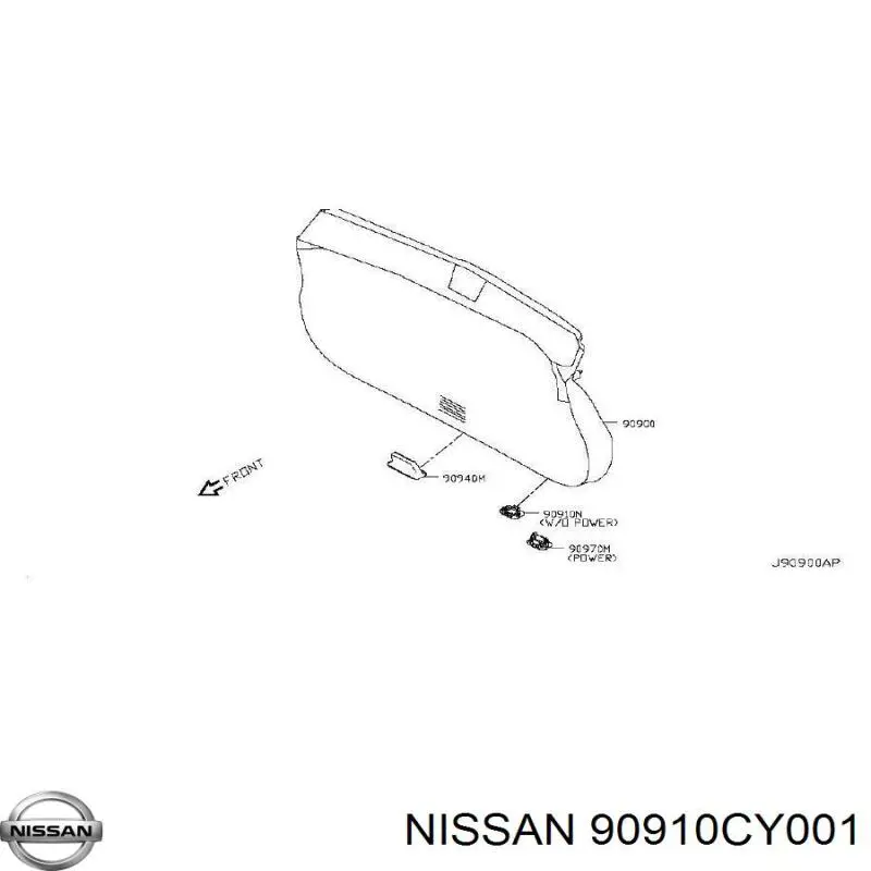  Nissan/Infiniti 90910CY001 цена, от 12.06 USD