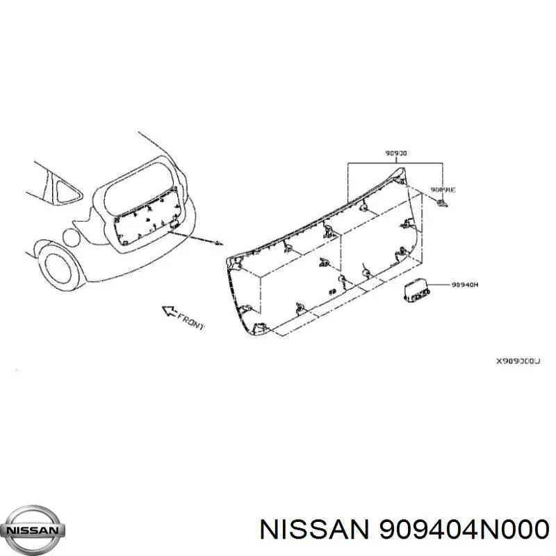 909404N000 Nissan 