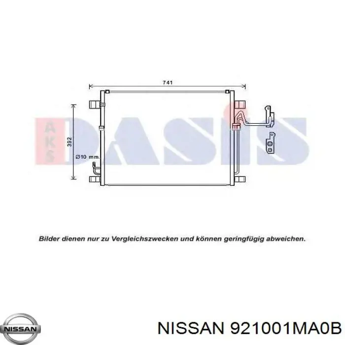 921001MA0B Nissan/Infiniti Конденсатор