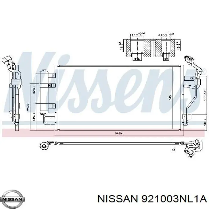 Конденсатор кондиционера Koyorad CD020860 цена, от 163.52 USD