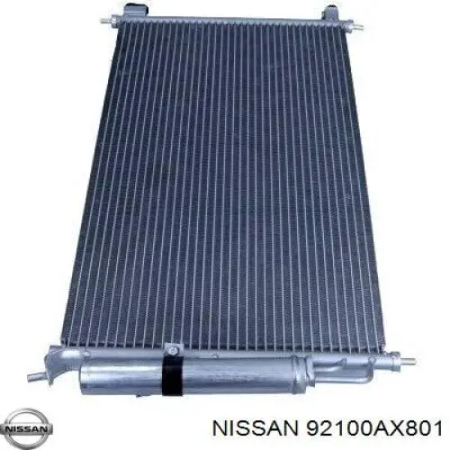 Конденсатор кондиционера Nissan/Infiniti 92100AX801 цена, от 72.90 USD