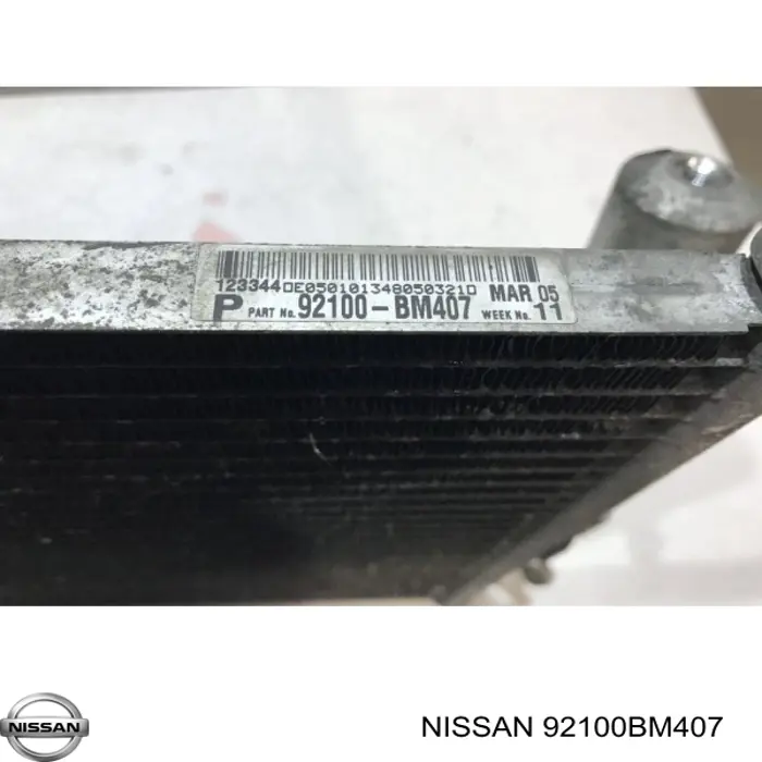Конденсатор кондиционера Nissan/Infiniti 92100BM407 цена, от 51.94 USD