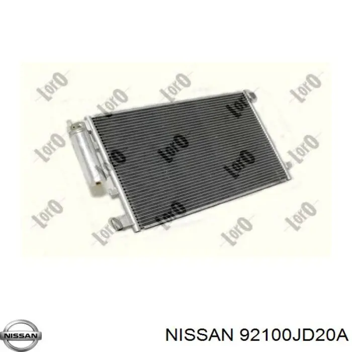Купить 92100JD20A Nissan/Infiniti Радиатор системы охлаждения кондиционера