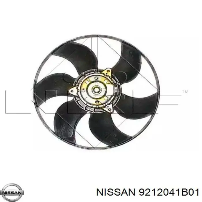 Купить 9212041B00 Nissan/Infiniti Диффузор радиатора кондиционера, в сборе с крыльчаткой и мотором