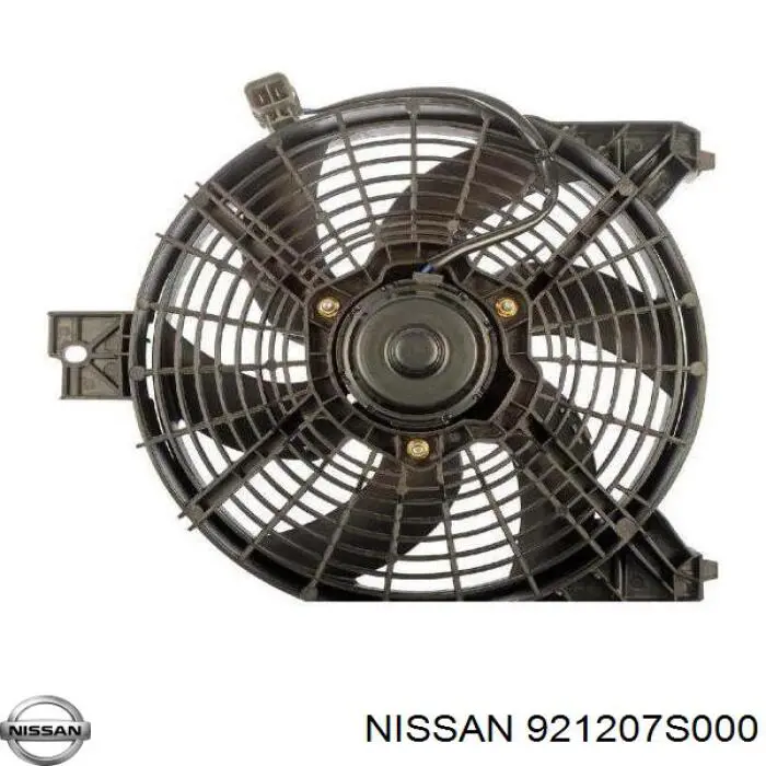 Электровентилятор охлаждения в сборе (мотор+крыльчатка) на Nissan Armada TA60
