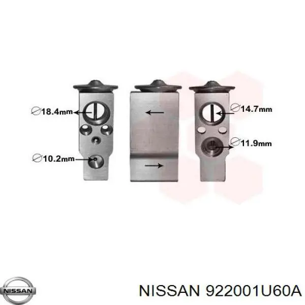 Válvula TRV de aparelho de ar condicionado para Nissan Tiida (C11Z)