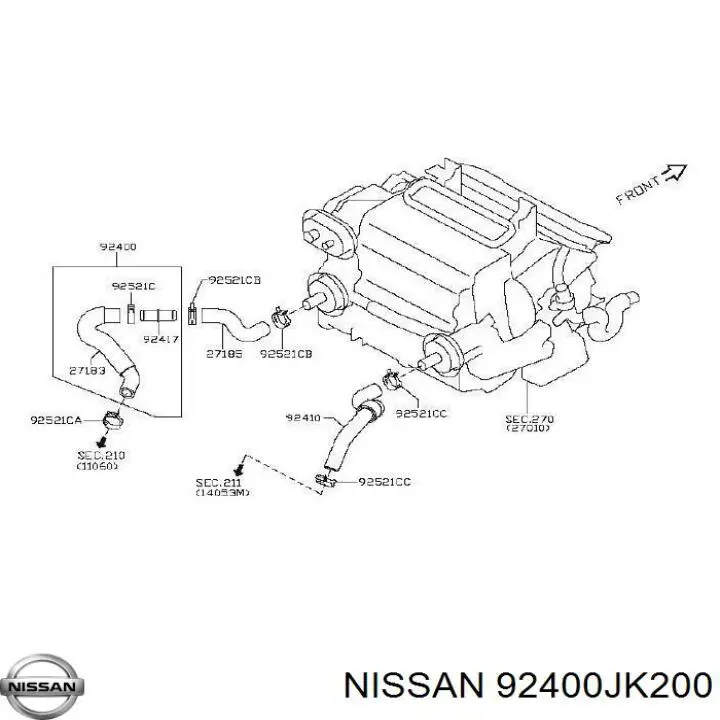 92400JK200 Nissan 