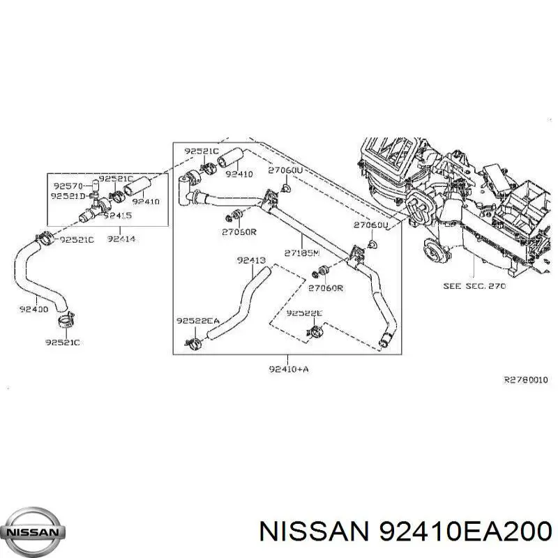  Nissan/Infiniti 92410EA200 цена, от 43.01 USD
