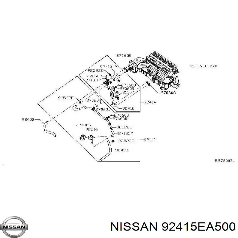  Nissan/Infiniti 92415EA500 цена, от 29.21 USD