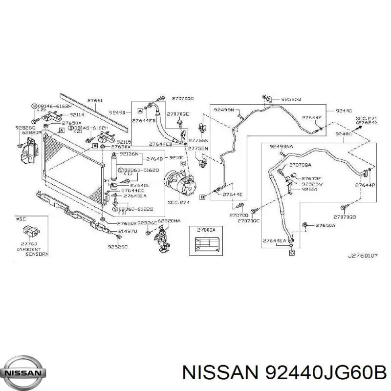 92440JG60B Nissan/Infiniti 