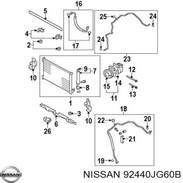  Nissan/Infiniti 92440JG60B цена, от 161.55 USD