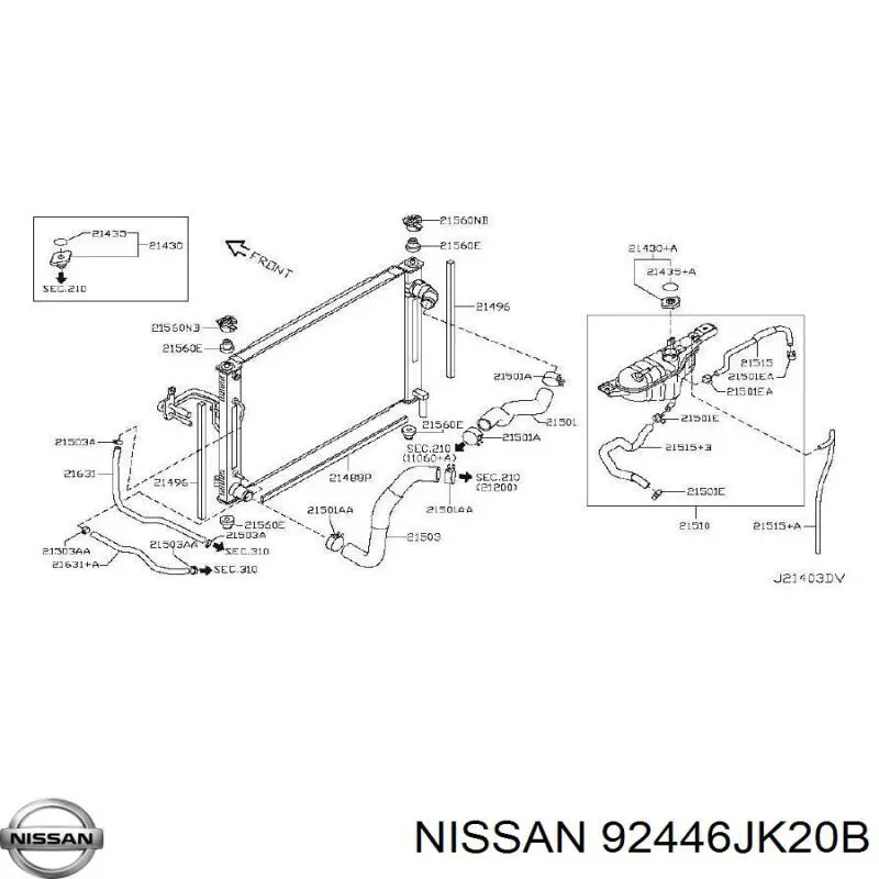 92446JK20B Nissan/Infiniti 