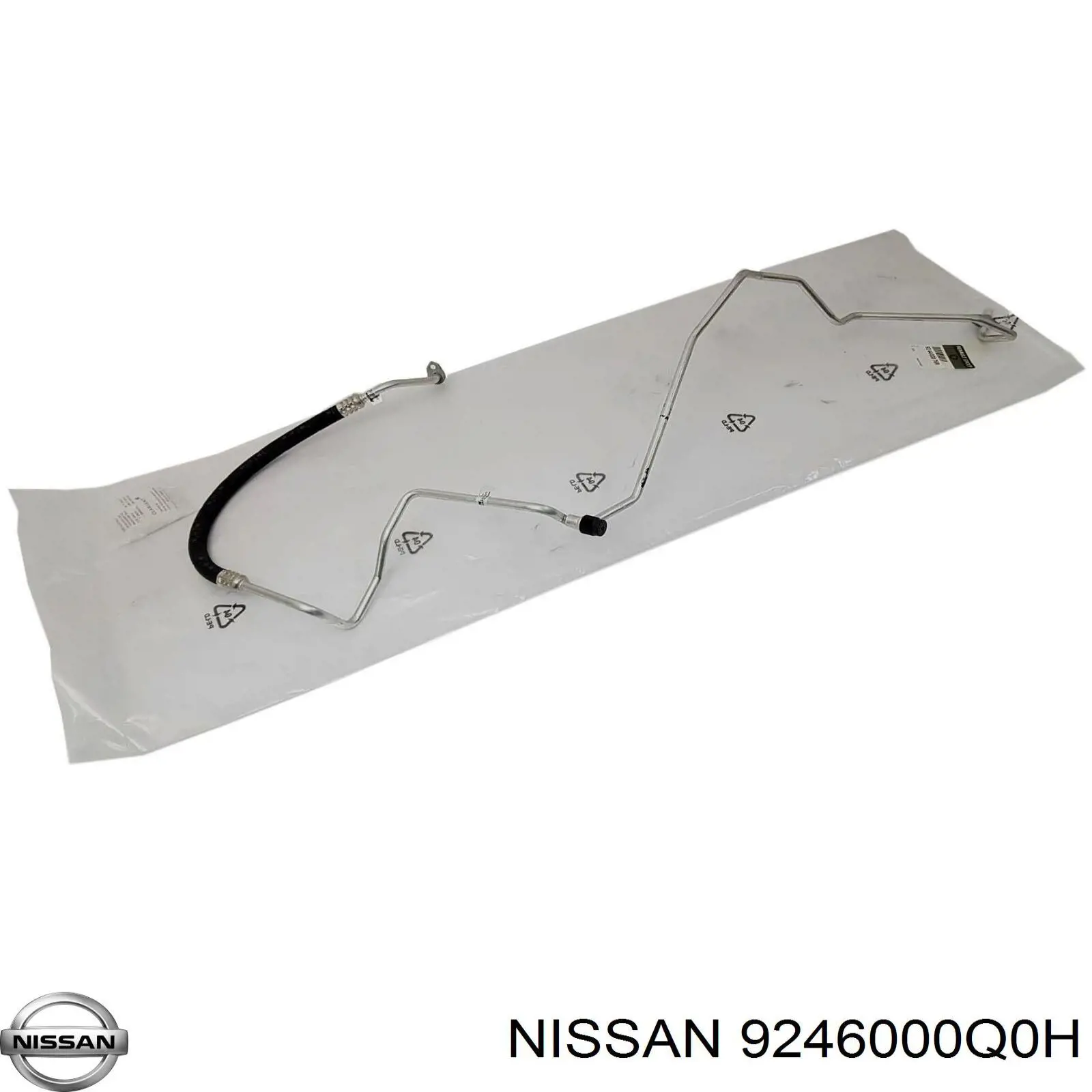 Купить 9246000Q0H Nissan/Infiniti Шланг кондиционера, от радиатора к испарителю