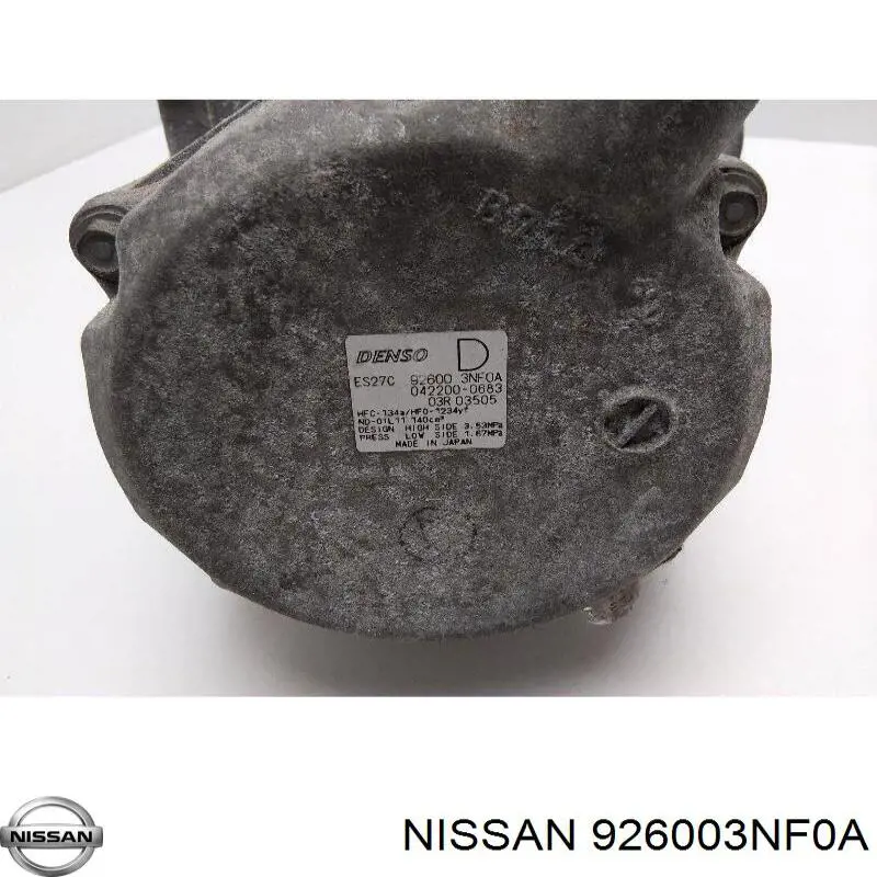 Компрессор кондиционера 926003NF0A Denso