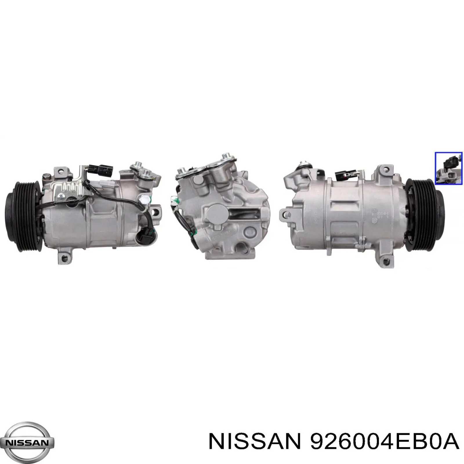 Компрессор кондиционера 926004CA3ARE Nissan