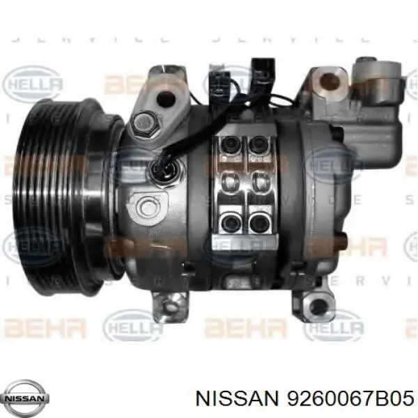 Компрессор кондиционера 9260067B05 Nissan