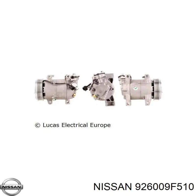 926009F510 Nissan compressor de aparelho de ar condicionado
