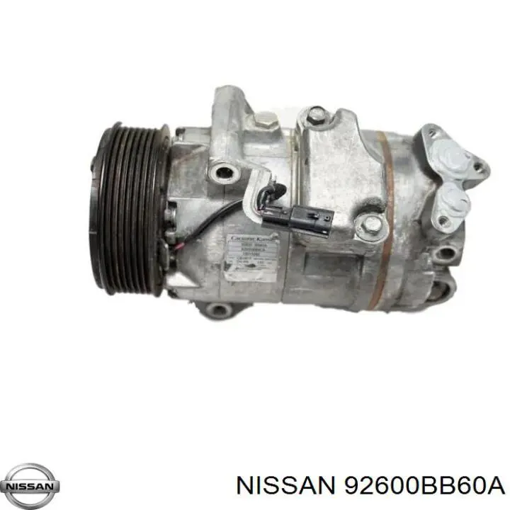 92600BB60A Nissan compressor de aparelho de ar condicionado