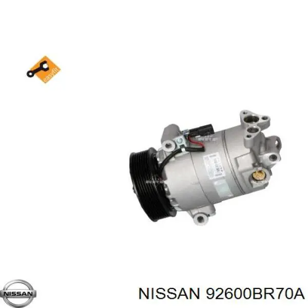 Компрессор кондиционера 92600JD70B Renault (RVI)
