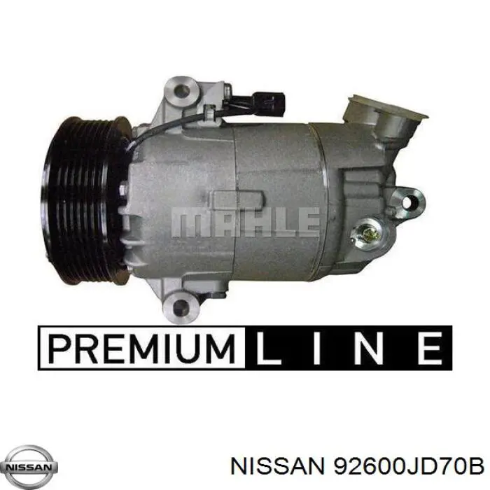 Компрессор кондиционера 92600JD70B Nissan/Infiniti
