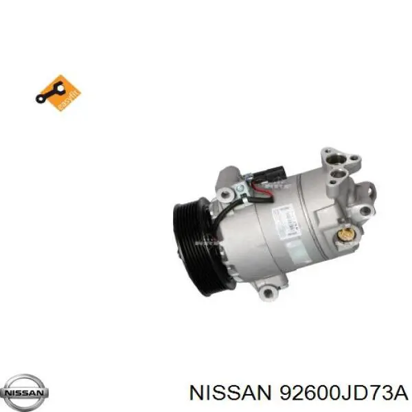 92600JD73A Nissan компрессор кондиционера