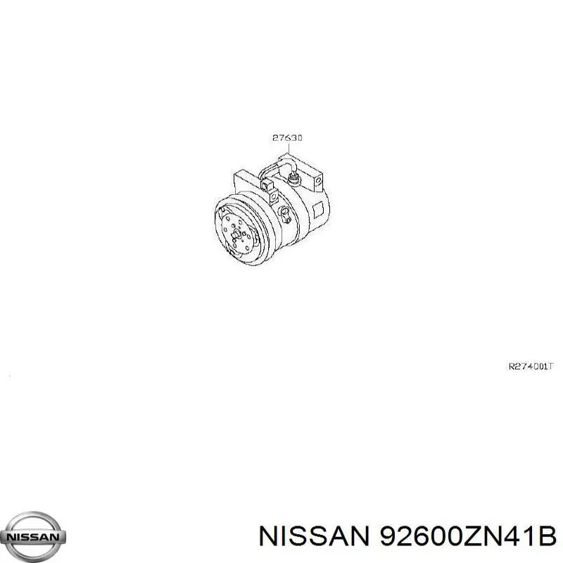  92600ZN41B Nissan