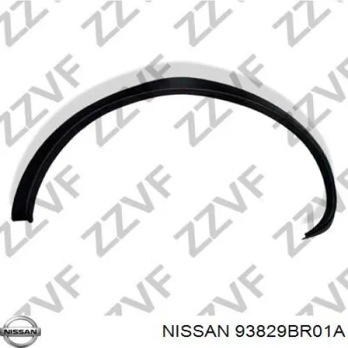 Молдинг арки колеса заднего, левый Nissan/Infiniti 93829BR01A цена, от 29.38 USD