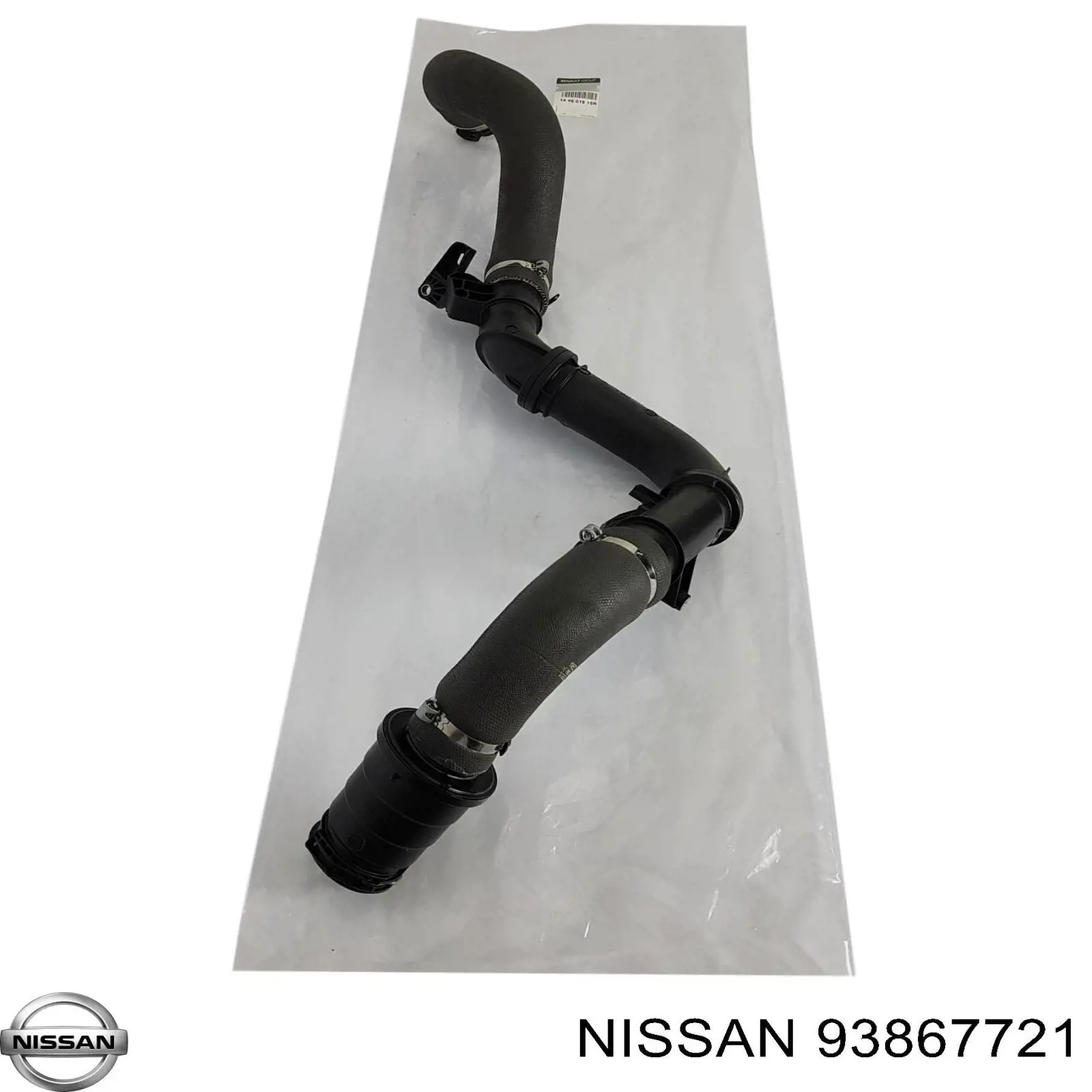 Патрубок интеркулера 144601915R Nissan/Infiniti