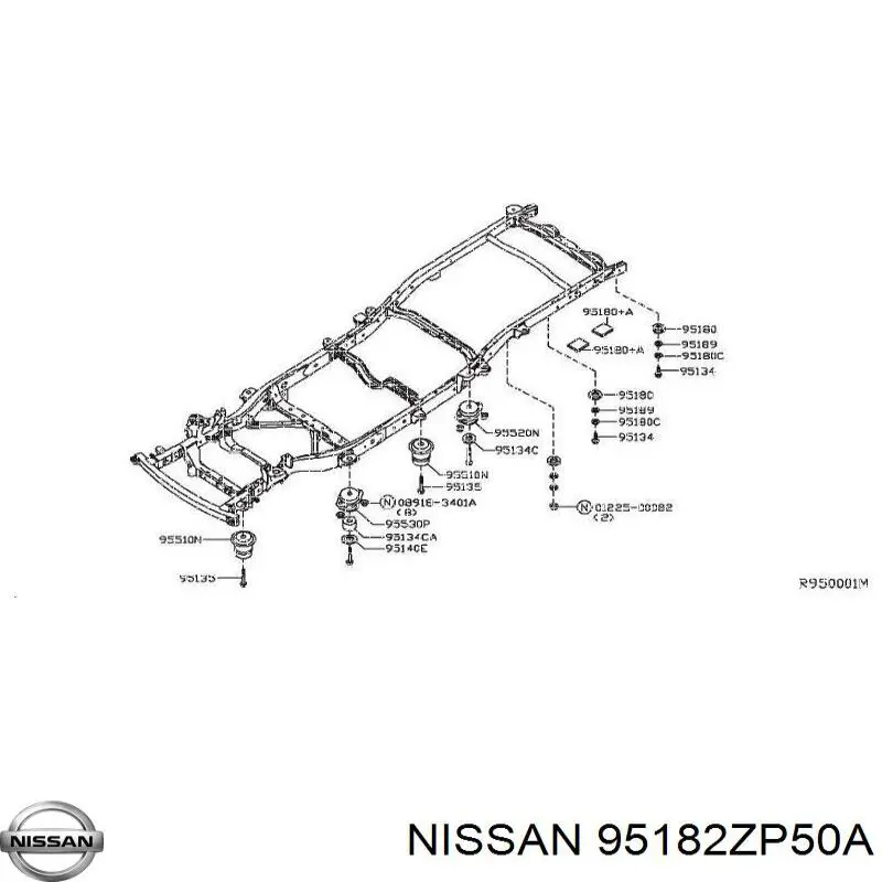 95182ZP50A Nissan/Infiniti 