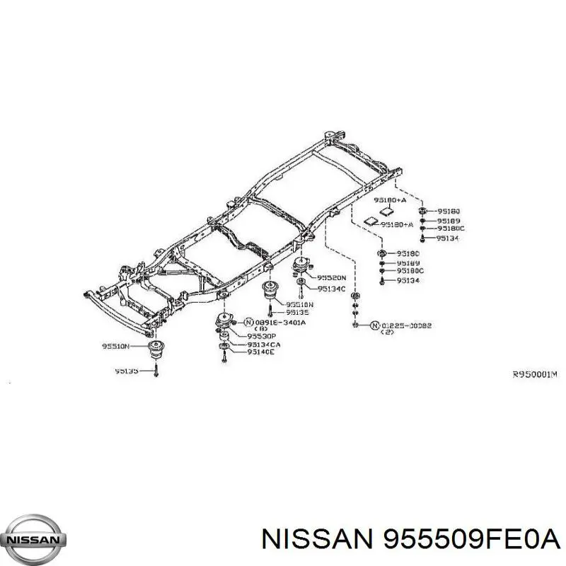  Nissan/Infiniti 955509FE0A цена, от 44.55 USD