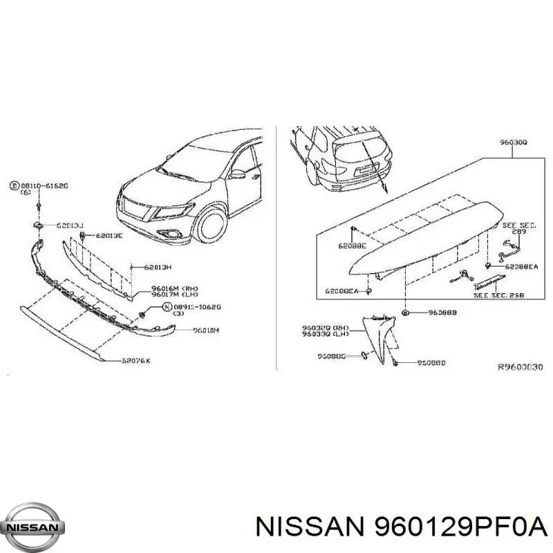  960129PF0A Nissan