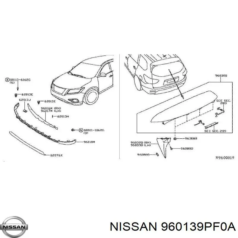  Nissan/Infiniti 960139PF0A цена, от 39.00 USD
