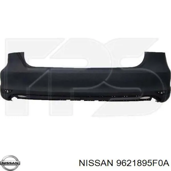 9621895F0A Nissan панель крепления номерного знака переднего
