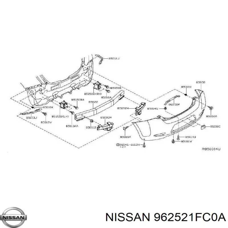 Купить 962521FC0A Nissan/Infiniti 