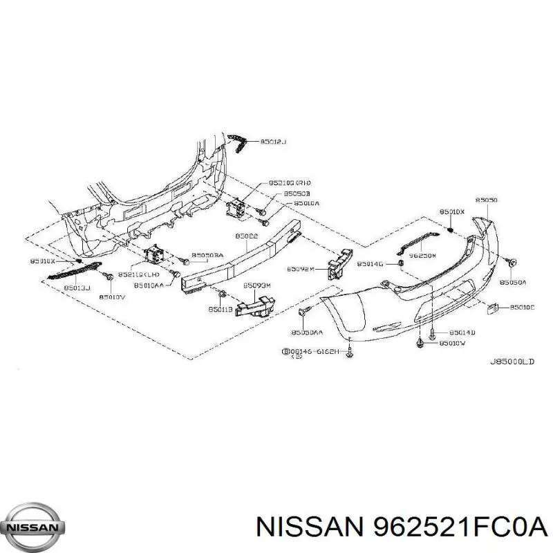  Nissan/Infiniti 962521FC0A цена, от 83.45 USD