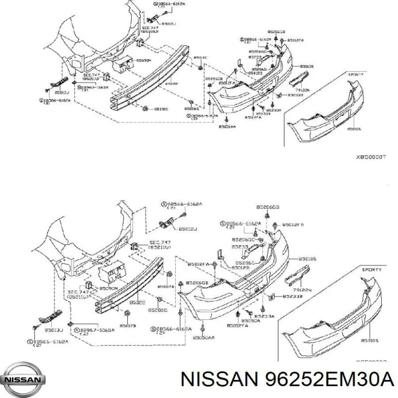  Nissan/Infiniti 96252EM30A цена, от 33.04 USD