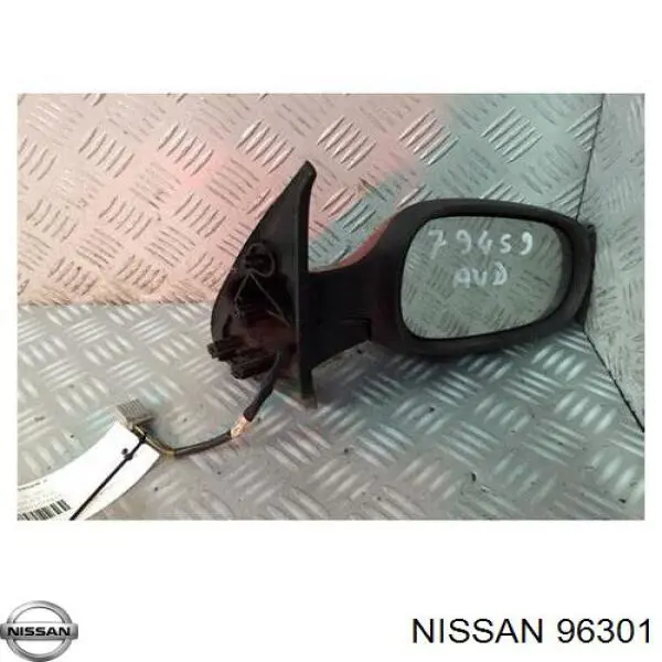 963012F025 Nissan зеркало заднего вида правое