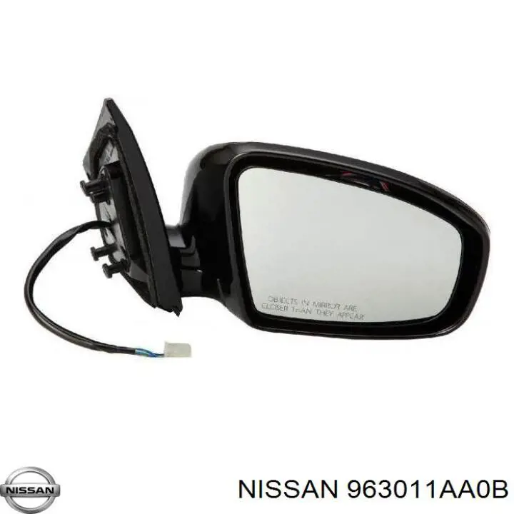 Зеркало заднего вида правое на Nissan Murano Z51