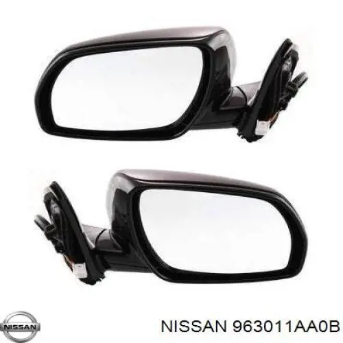 963011AA0A Nissan/Infiniti Зеркало заднего вида правое