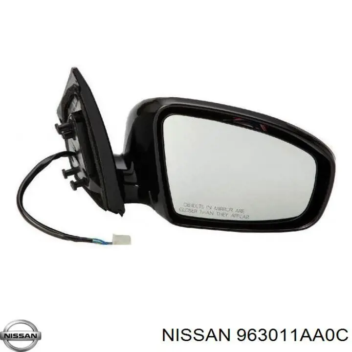 Наружное зеркало правое Nissan/Infiniti 963011AA0C цена, от 38.14 USD