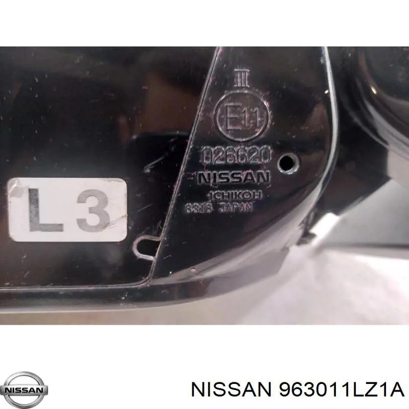 Купить 963011LZ1A Nissan/Infiniti Боковое зеркало заднего вида правое