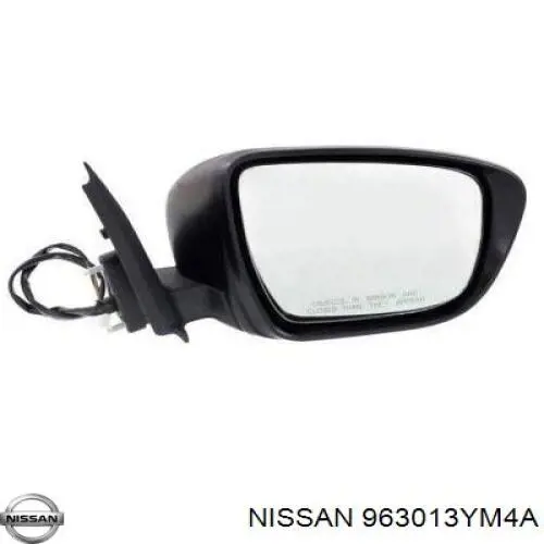 Купить 963013YM4A Nissan/Infiniti Боковое зеркало заднего вида правое